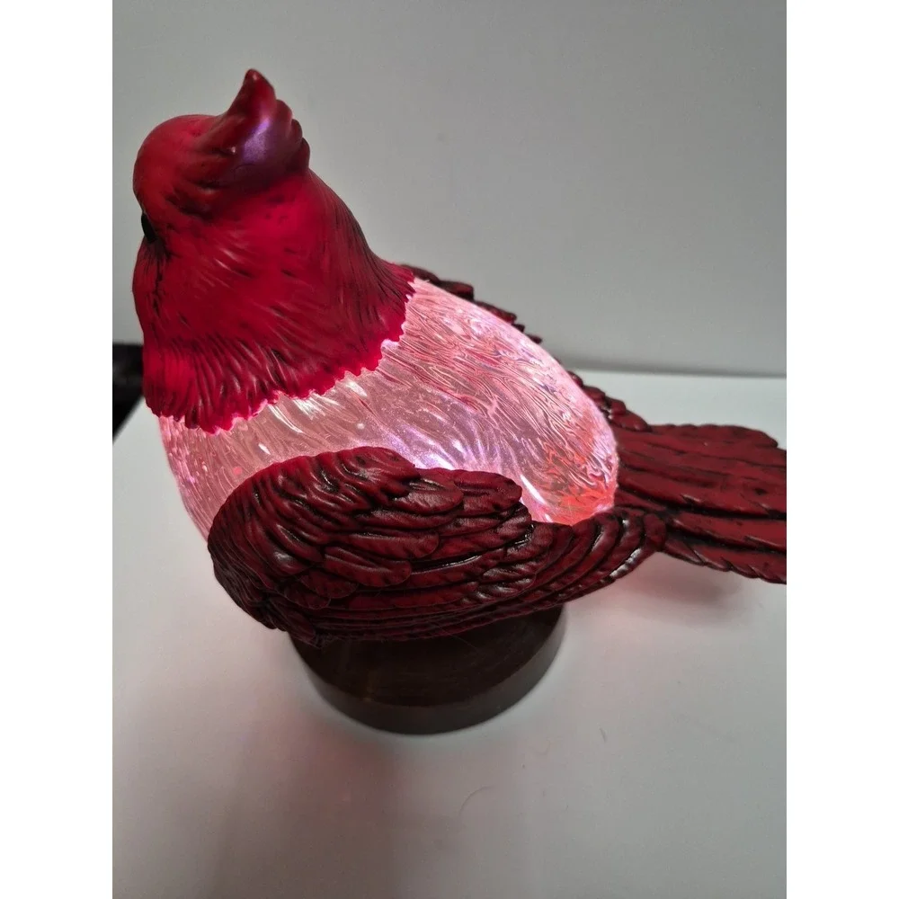 CARDINAL LIGHT UP Garden Decor Nightlight  Mother's Day Gift  Battery Operated
